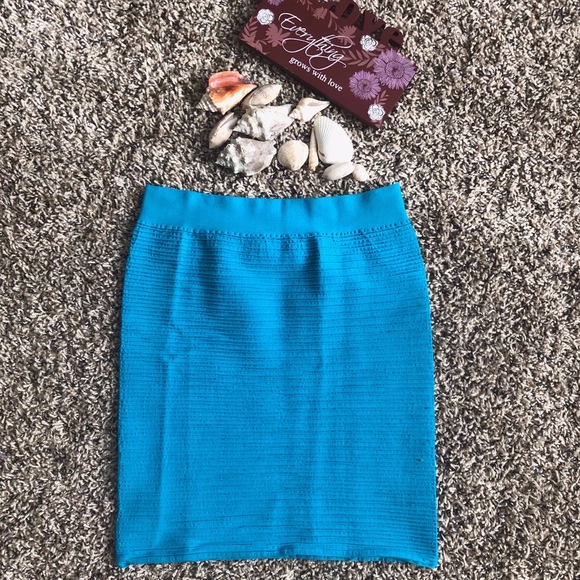 Blue Mini Skirt - Picture 1 of 3